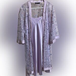 Chemise and robe (set) Large